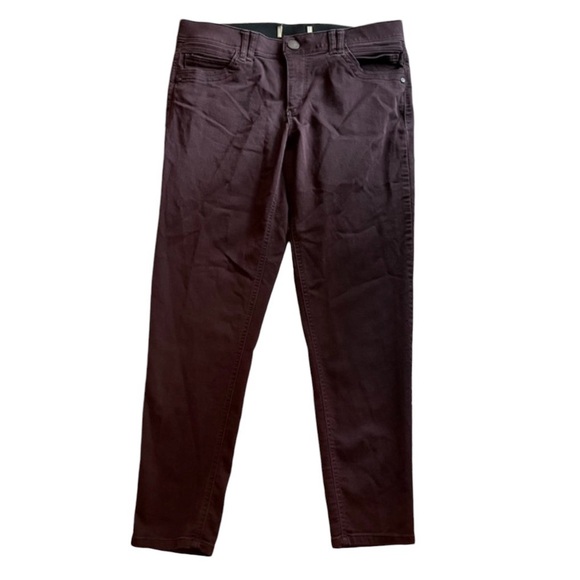 Democracy ab technology burgundy jeans sz 12 - Picture 1 of 6